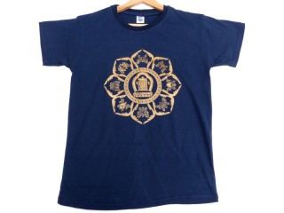 TSrt42 T-Shirt Mandala Signes Auspicieux Kalachakra