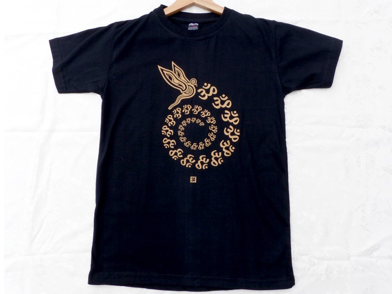 TSrt51 T-Shirt Om Yeux de Bouddha