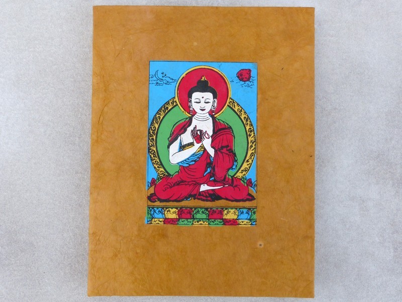CrA176 Carnet Artisanal Népalais Bouddha