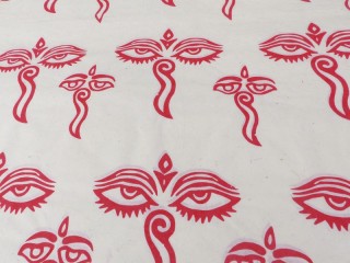 PLO36 Papier Lokta Yeux de Bouddha