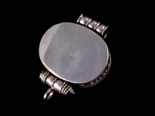 PA430 Pendentif Amulette Ghau Argent Massif Mantra