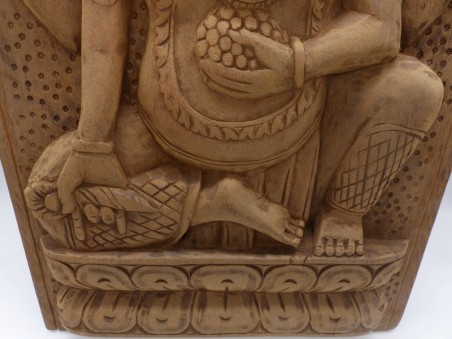Div86 Sculpture Ganesh Bois Exotique