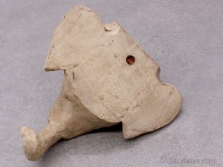 TC61 Tête d'éléphant en terre cuite