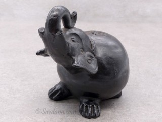 TCC71 Brûle Encens d'éléphant en terre cuite