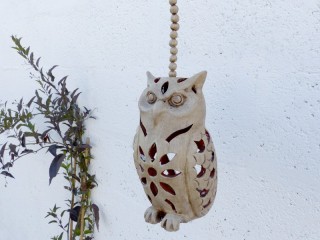 TCC93 Hibou en Terre Cuite