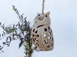 TCC93 Hibou en Terre Cuite