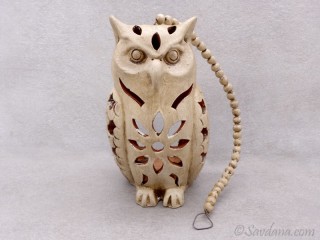 TCC93 Hibou en Terre Cuite