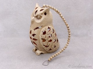 TCC93 Hibou en Terre Cuite
