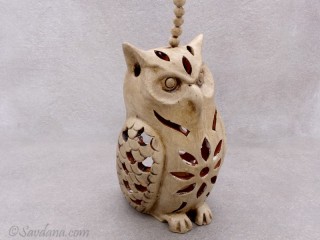 TCC93 Hibou en Terre Cuite