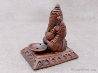TCC103 Brûle Encens Ganesh en Terre Cuite