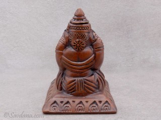 TCC103 Brûle Encens Ganesh en Terre Cuite
