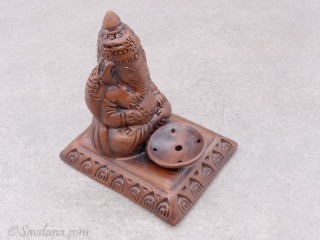 TCC103 Brûle Encens Ganesh en Terre Cuite