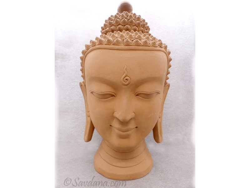 TCC118 Bouddha en Terre Cuite