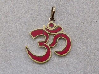 P91 Pendentif Tibétain Om