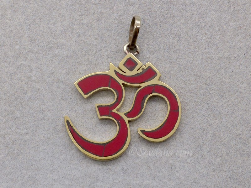 P91 Pendentif Tibétain Om