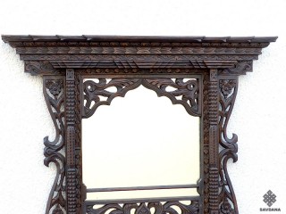 Mir03 Miroir Fenêtre Népalaise