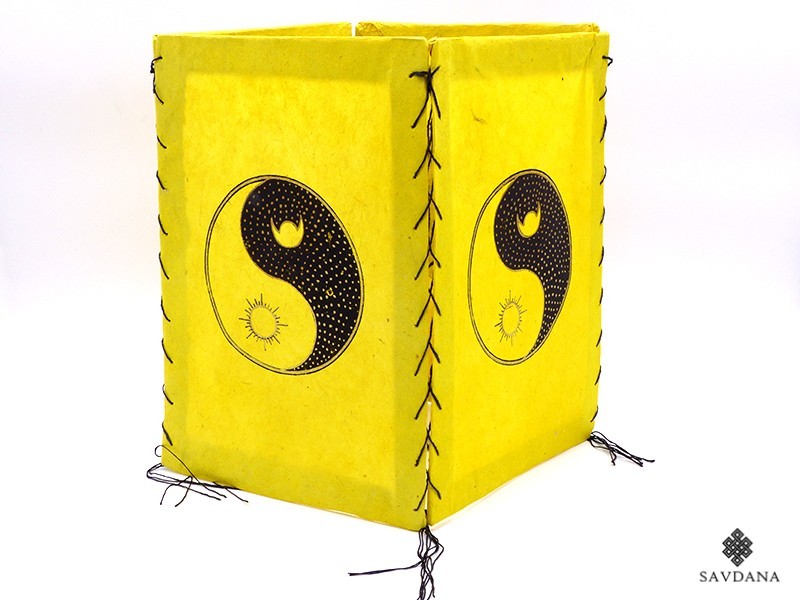 AbJ67 Abat-Jour Soleil Lune 4 faces
