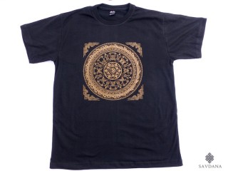TSrt69 T-Shirt Mantra Mandala Signes Auspicieux