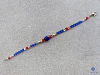 BrD337 Bracelet Tibétain 18 cm