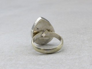 BgD159 Bague Tibétaine Om Taille Réglable