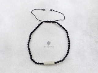 CD165 Collier Tibétain Mantra Yeux de Bouddha