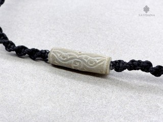 CD165 Collier Tibétain Mantra Yeux de Bouddha