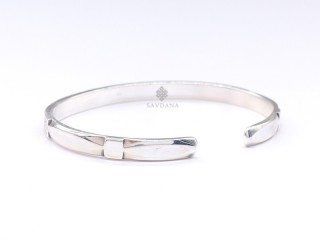 BrA120 Bracelet Tibétain Argent Massif Astamangala