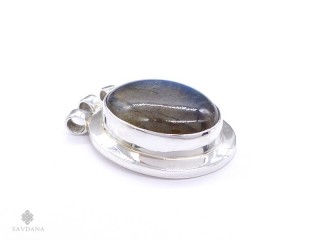 PA460 Pendentif Argent Massif Labradorite