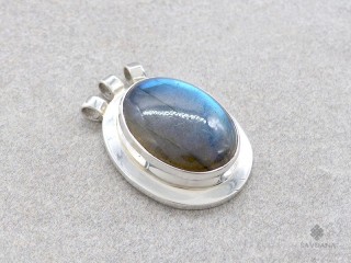 PA460 Pendentif Argent Massif Labradorite