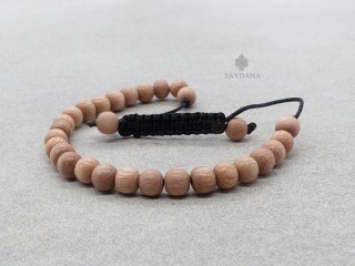 BrMala375 Bracelet Mala de Prières Tibétain Bois