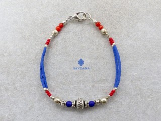 BrD338 Bracelet Tibétain 20 cm