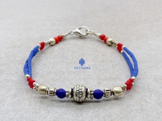 BrD338 Bracelet Tibétain 20 cm