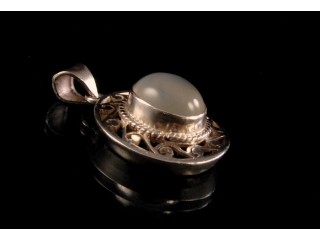 PA112 Pendentif Argent Massif Quartz