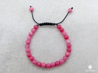 BrMala451 Bracelet Mala de Prières Tibétain Agate