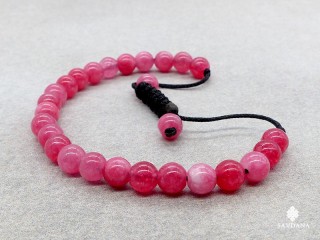 BrMala451 Bracelet Mala de Prières Tibétain Agate