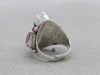 BA354 Bague Argent Massif Dorje