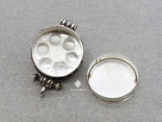 PA509 Pendentif Amulette Ghau Argent Massif Mantra