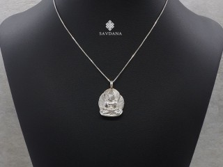 PA623 Pendentif Argent Massif Bouddha