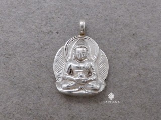 PA623 Pendentif Argent Massif Bouddha