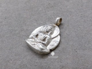 PA623 Pendentif Argent Massif Bouddha