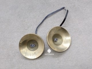 Cymbale7 Cymbales Tibétaines ou Tingsha Signes Auspicieux du Bouddhisme