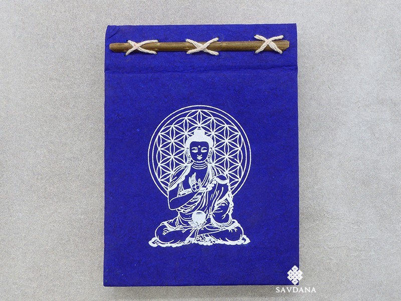 CrA213 Carnet Artisanal Népalais Bouddha