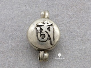 P35 Pendentif Ghau Om Noeud Sans Fin