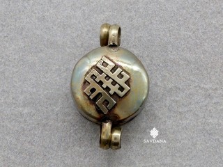 P94 Pendentif Ghau Om Noeud Sans Fin