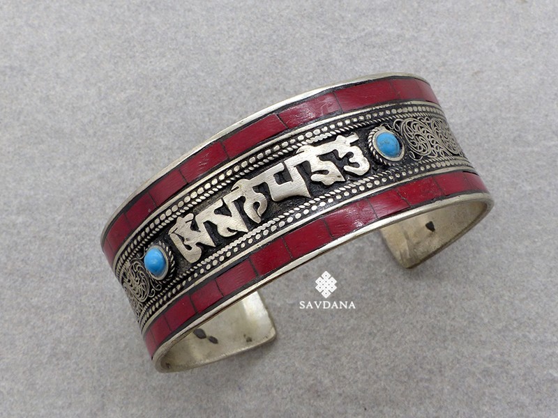 BrD411 Bracelet Tibétain Mantra