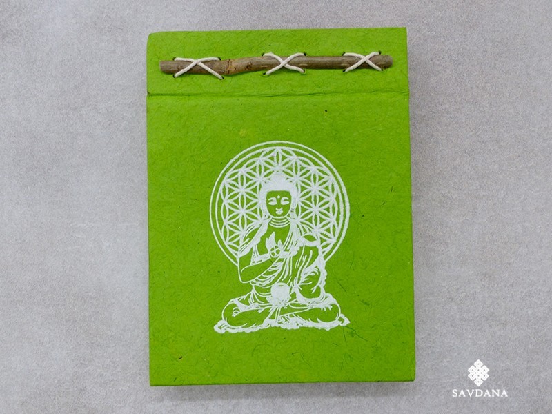 CrA223 Carnet Artisanal Népalais Bouddha