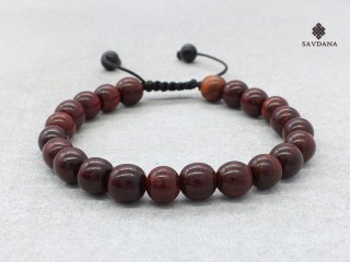 BrMala390 Bracelet Mala de Prières Tibétain Bois