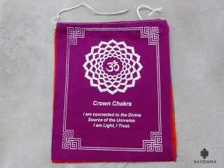 DP37 Drapeaux de Prières Tibétains 7 Chakras