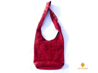 Sac104 Sac Besace du Népal Yeux de Bouddha