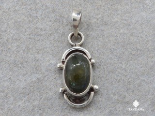PA634 Pendentif Argent Massif Labradorite
